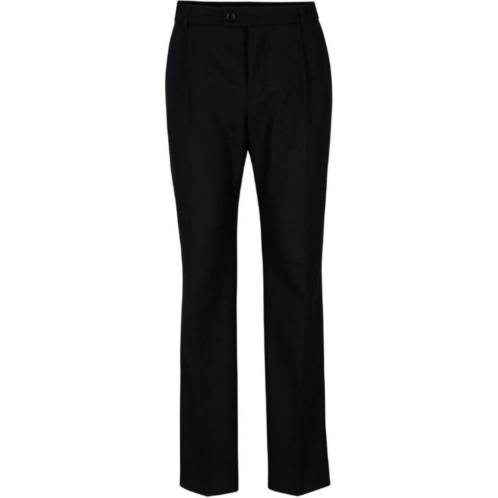 Boss Mens Straight Slim Pants / Black